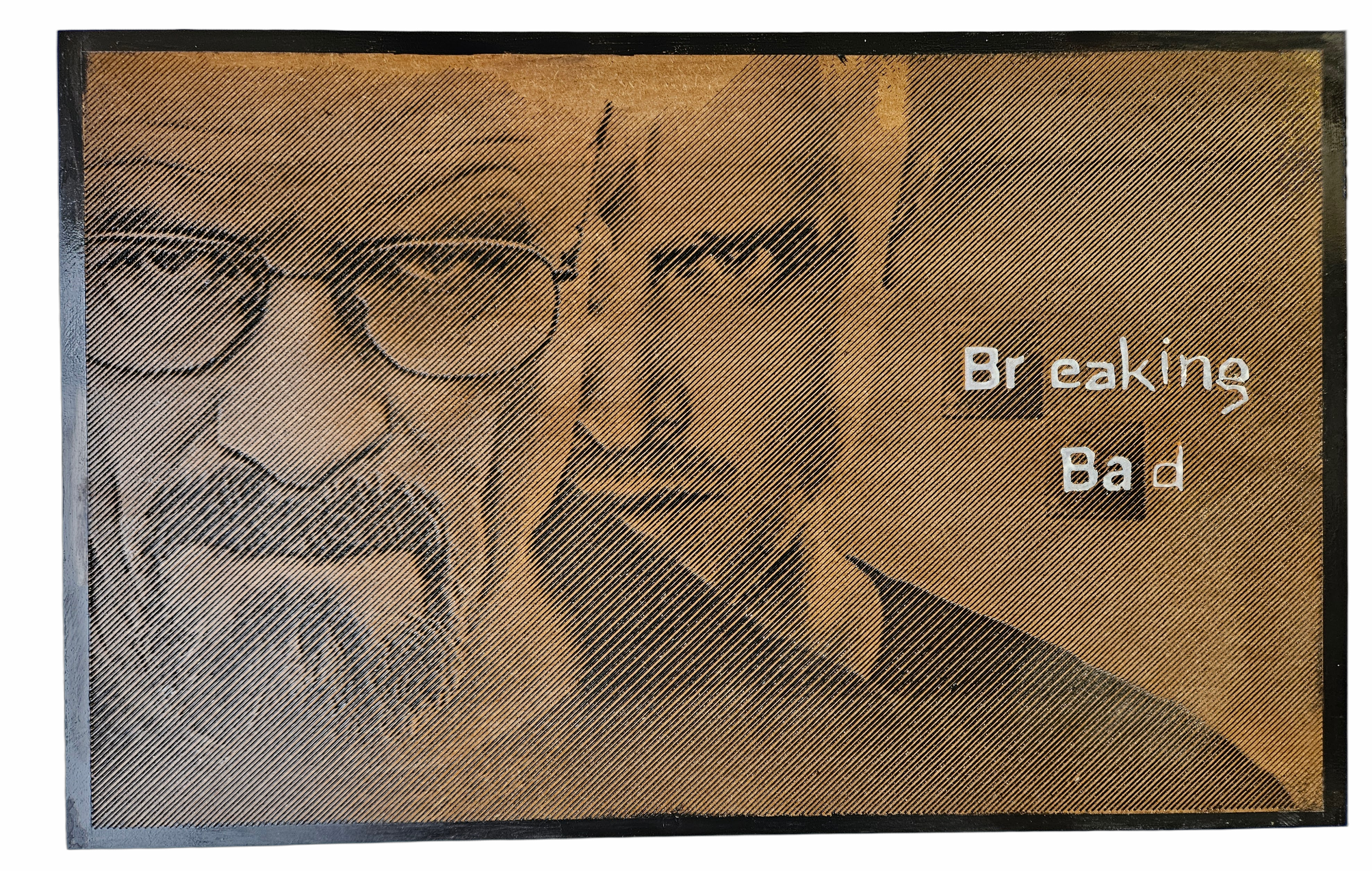 Breaking Bad Heisenberg Wood Carving