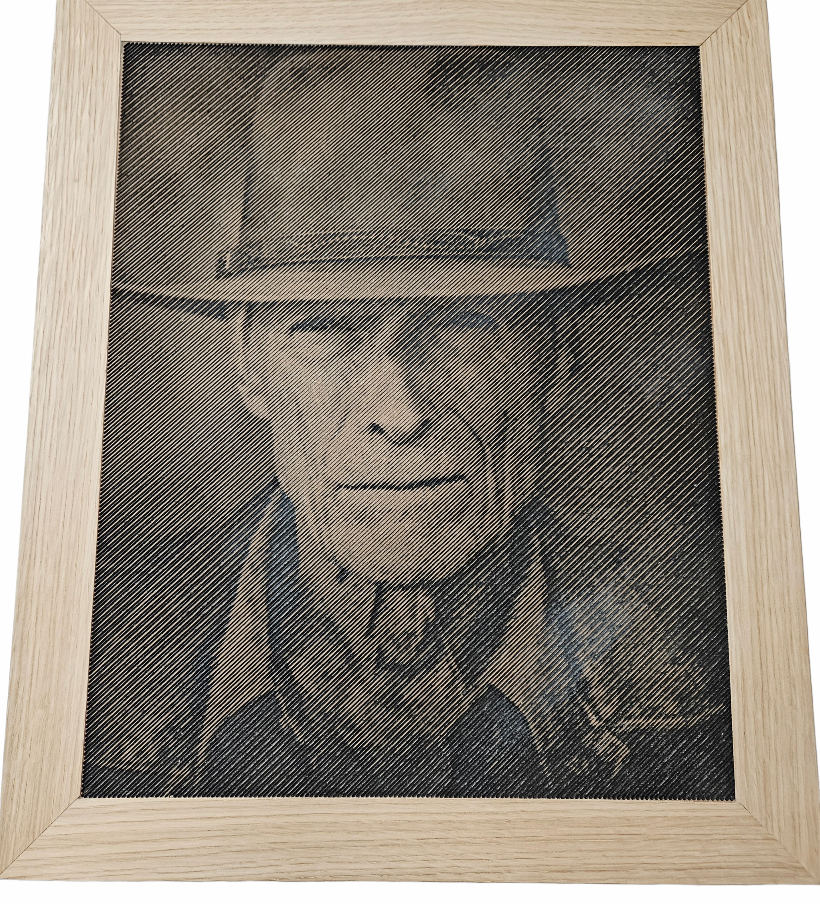 Clint Eastwood Western Custom Wood Inlay