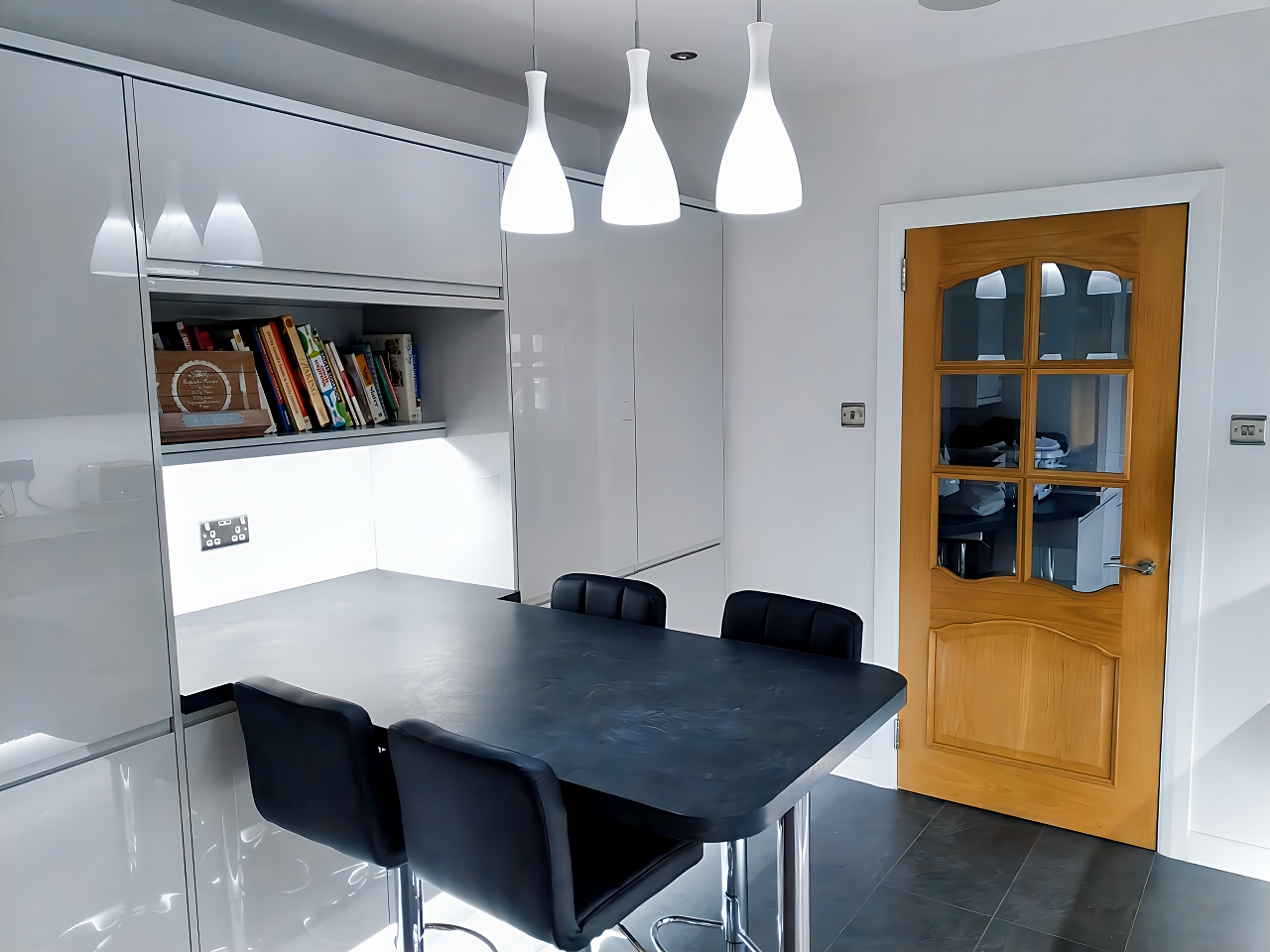 Premium kitchen worktop corner jointing and splashback finishing lines