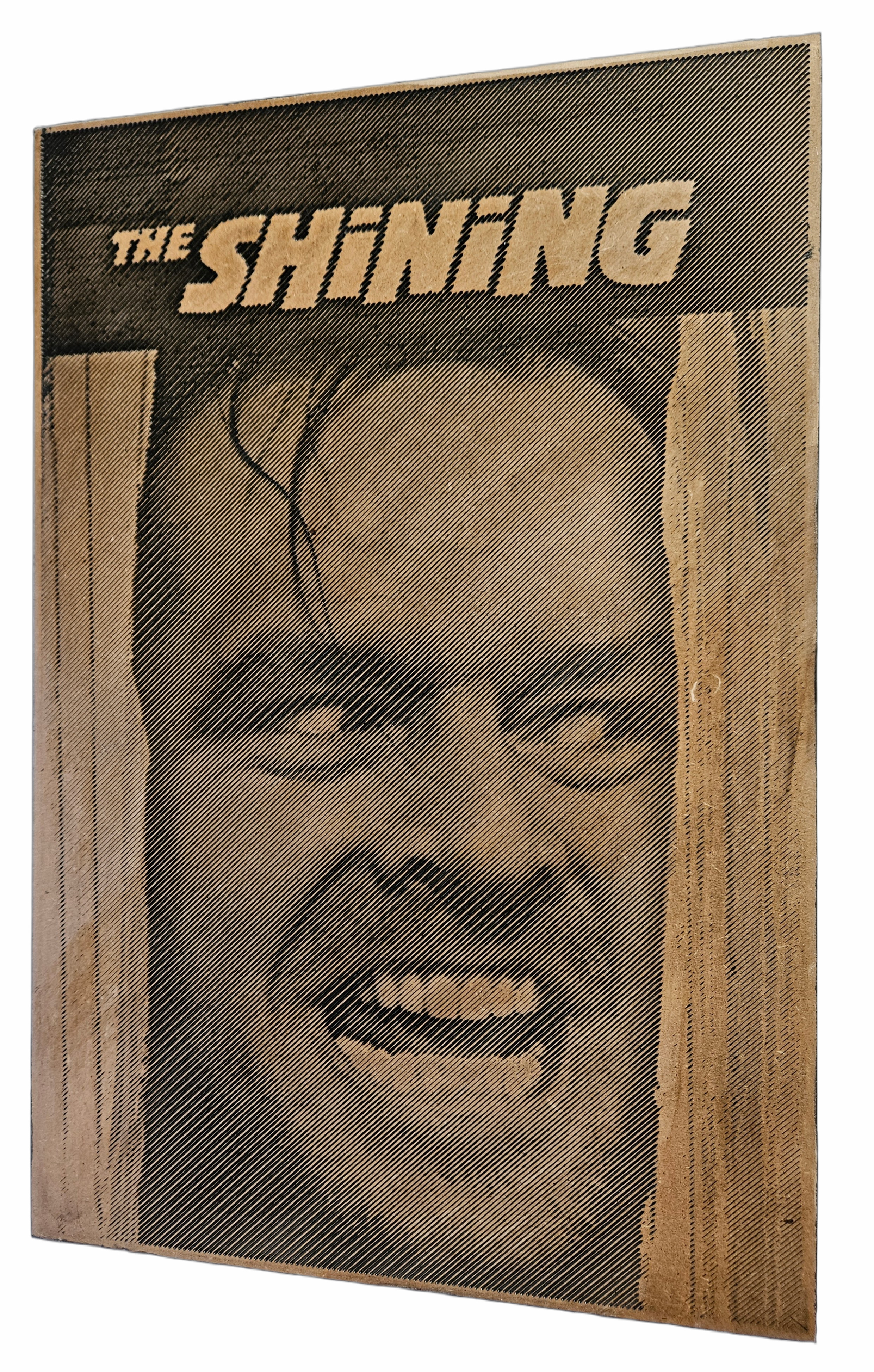 The Shining Jack Nicholson Carved Movie Poster